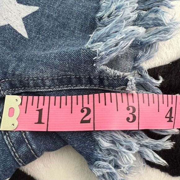 Star Denim Distressed Denim Frayed Women's Shorts‎ M - Picture 14 of 14